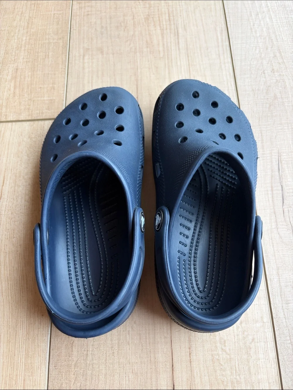 CROCS Kids Navy Blue Classic Clogs